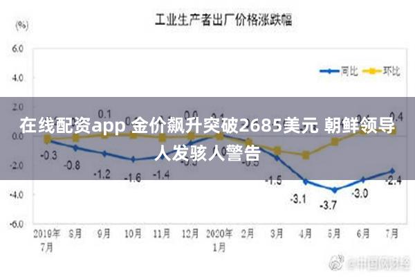 在线配资app 金价飙升突破2685美元 朝鲜领导人发骇人警告