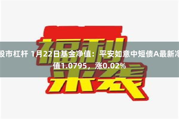 股市杠杆 1月22日基金净值：平安如意中短债A最新净值1.0795，涨0.02%